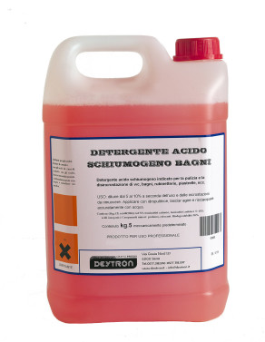 Detergente acido schiumogeno Bagni 5 kg.