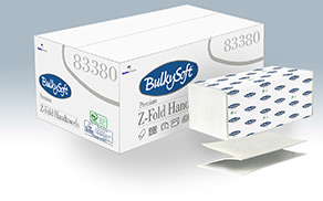 Bulkysoft Premium carta asciugamani piegata a Z. Fold Ultra